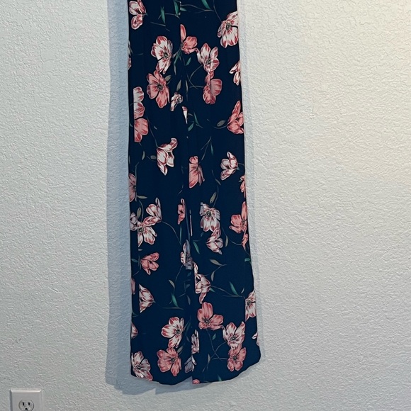 Topshop women’s mixed floral and polka dot spaghetti strap jumper Brunch Vacay - Picture 3 of 10